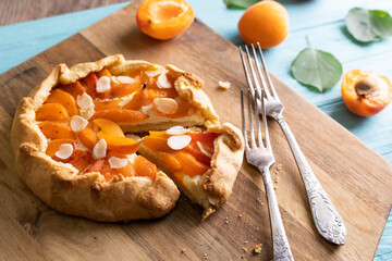 Wall Mural - galette with apricots