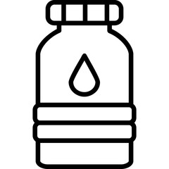 Sticker - Water Bottle Icon