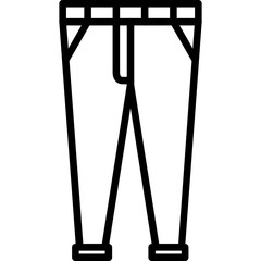 Wall Mural - Pants Icon