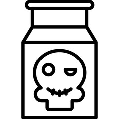 Sticker - devil bottle Icon