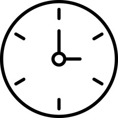 Canvas Print - Clock Icon