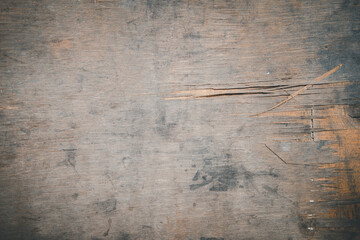 Old and peeling wood surface as background