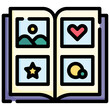 © Peem - ALBUM filled outline icon,linear,outline,graphic,illustration