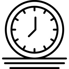 Canvas Print - Clock Icon