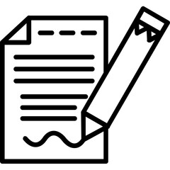 Poster - Signing Contract Icon