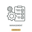 © CHELSEA91 - management icons  symbol vector elements for infographic web