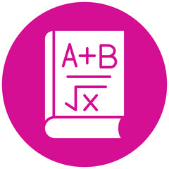 Algebra Book Icon Style