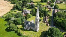 Eagle-eye View Of The Highest Church East Yorkshire - St Marys Church In South Dalton, England