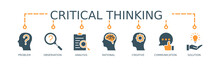 Critical Thinking Banner Web Icon Vector Illustration Concept For Analysis Of Facts
