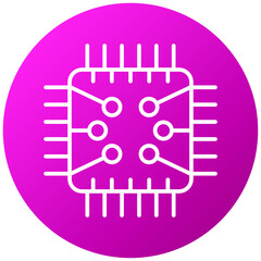 Sticker - Circuit Icon Style