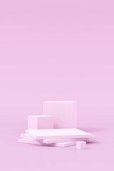 Wall Mural - product display background. 3d display stand.
