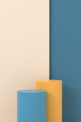 Wall Mural - product display background. 3d display stand.