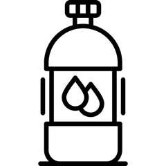 Sticker - Water Bottle Icon