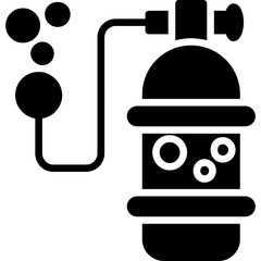 Poster - Oxygen Cylinder Icon