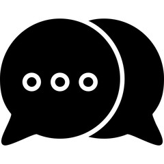 Canvas Print - Chat Icon