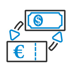 Poster - Icon Of Currency Exchange