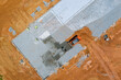 It is necessary to install a barrier plastic before pouring concrete into the building foundation