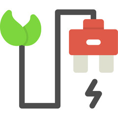 Sticker - Eco Power Socket Icon