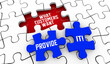 What Customers Want Provide It Puzzle Pieces Need Solution 3d Illustration