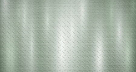 Wall Mural - Abstract metallic background in green colors with highlights and non slip corrugation