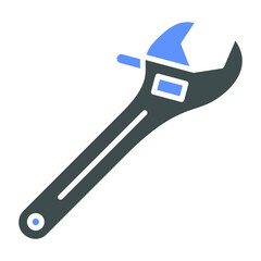 Wall Mural - Wrench Icon Style