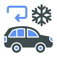 Sticker - Air Conditioning Icon Style