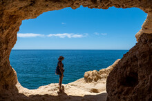 The Natural Caves Exists In Algar Seco, Carvoeiro, Algarve - Portugal