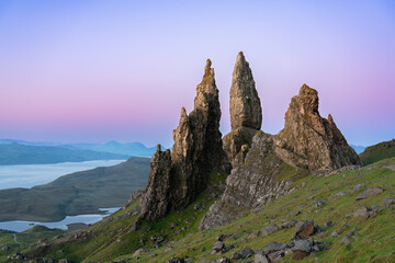 Poster - Old Man of Storr rock formation, Isle of Skye, Scotland