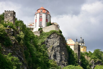 Poster - castle Vranov na Dyji near town Znojmo in Czech republic