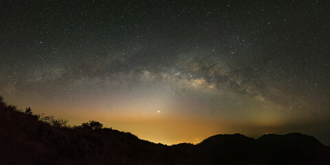 Wall Mural - milky way galaxy with stars and space dust in the universe