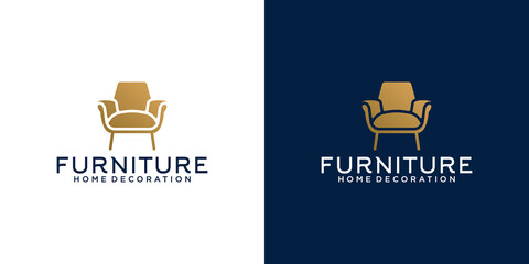 Wall Mural - decoration furniture logo design template