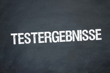 Wall Mural - Testergebnisse