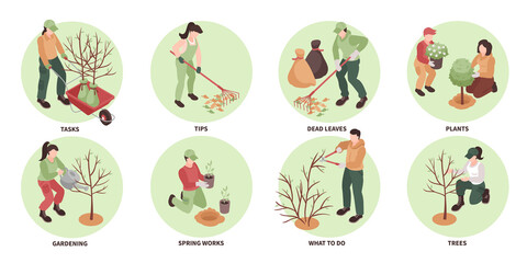 Poster - Gardening Compositions Set