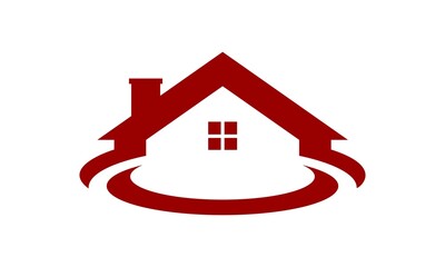 home building icon simple logo