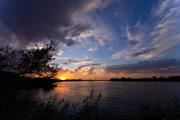 Columbia River Washongton Sunset