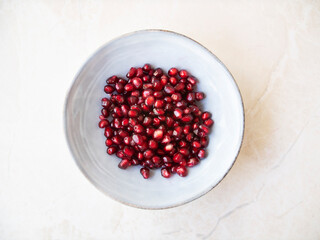 Wall Mural - Pomegranate Seeds in Bowl