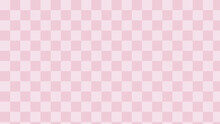 Cute Small Pastel Pink Checkers, Gingham, Plaid, Aesthetic Checkerboard Pattern Wallpaper Illustration, Perfect For Wallpaper, Backdrop, Postcard, Background For Your Design