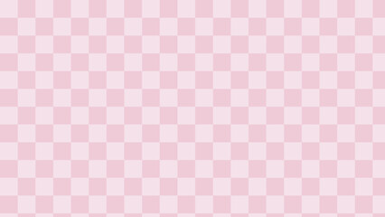 cute small pastel pink checkers, gingham, plaid, aesthetic checkerboard pattern wallpaper illustrati