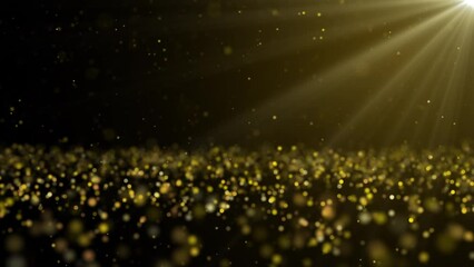 Wall Mural - award presentation golden background luxury animation