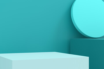 Wall Mural - 3d product display background.