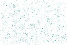Abstract Blue Green Dots Spatter Brush Paint Mint Turquoise Celadon White Texture Background Adorable 