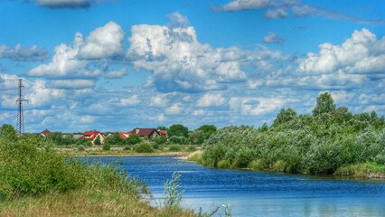 Poster - landscape with lake