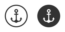 Anchor Icon. Simple Vector Illustration.