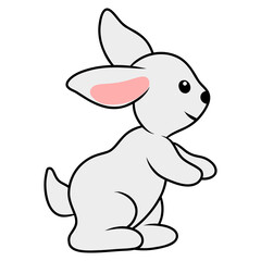 Wall Mural - easter bunny rabbit