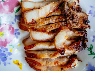 Wall Mural - Grilled Crispy Pork Belly