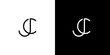 © Rusly - Simple and modern letter JC initials logo design 2