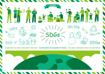 Wall Mural - SDGs　持続可能な社会　素材集