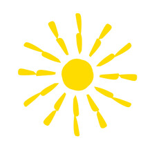Yellow Sun Star Icons