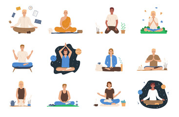 Sticker - Mindfulness Meditation Set