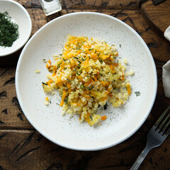 Canvas Print - Healthy vegetarian rice with vegetables